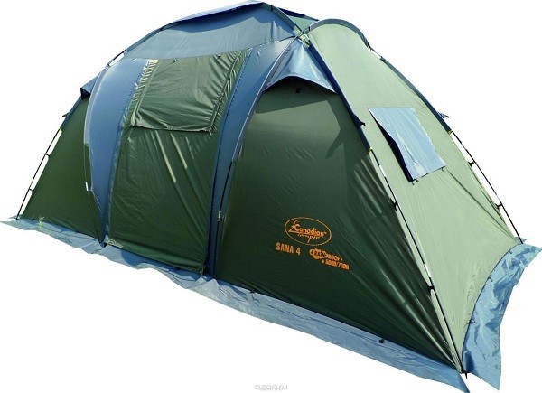 Обзор палатки Canadian Camper Sana 4 Plus