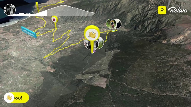 Приложение Relive: Бег, Заезд, Поход